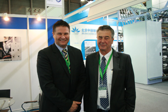 CTS CEO Jason Cooper, pictured with David Cooper 