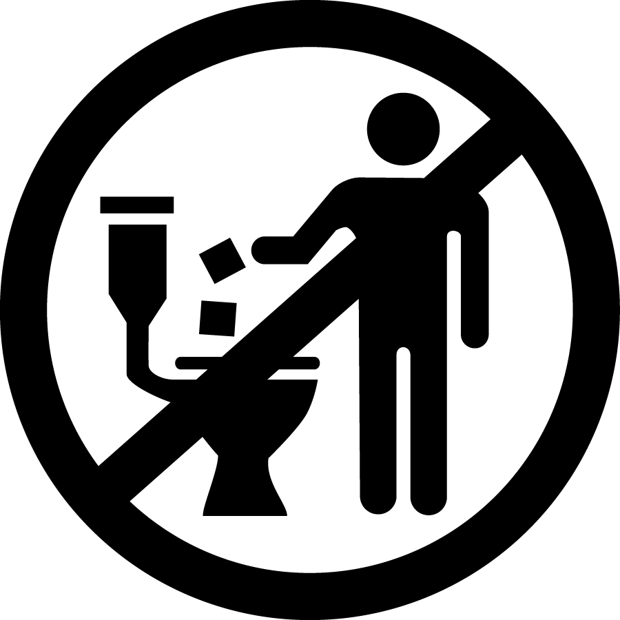 No Flush logo
