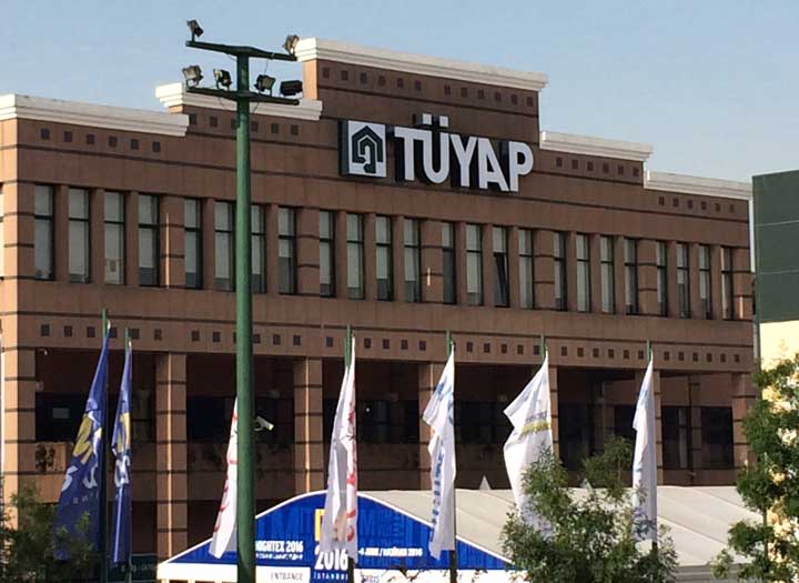 Tuyap exhibition centre, Istanbul, Turkey.